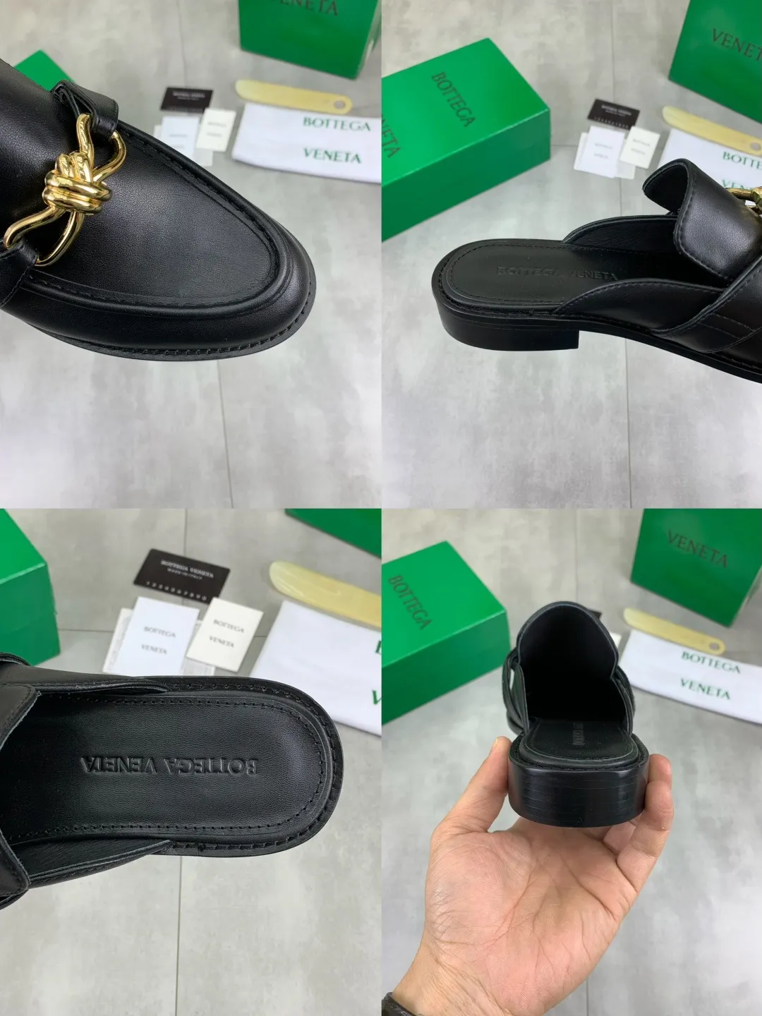 Men's shoes 💰P800 [New model] (genuine leather outsole) water-dyed cow lining 💰High-quality business couple half-slip leather shoes 💎💎💎 BOTTEGA VENETA official website synchronizes the latest top version of BV in the market, accepts material comparison, shoe type comparison, process comparison, practical and textured, versatile and suitable for any occasion, the more you look at it, the more flavorful it becomes. Purely hand-knitted craftsmanship - Upper material, calfskin imported from Italy 🇮🇹 - High-quality water-dyed cowhide lining - Original private model customized leather outsole -Size: Female 35-39 (40 ordered) Male 39-44 (38 45 can be customized) Color: Multiple colors available